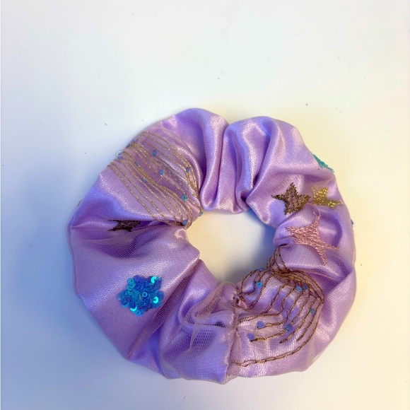 Accessories - Purple Scrunchie with Sequin Accents sku 1011